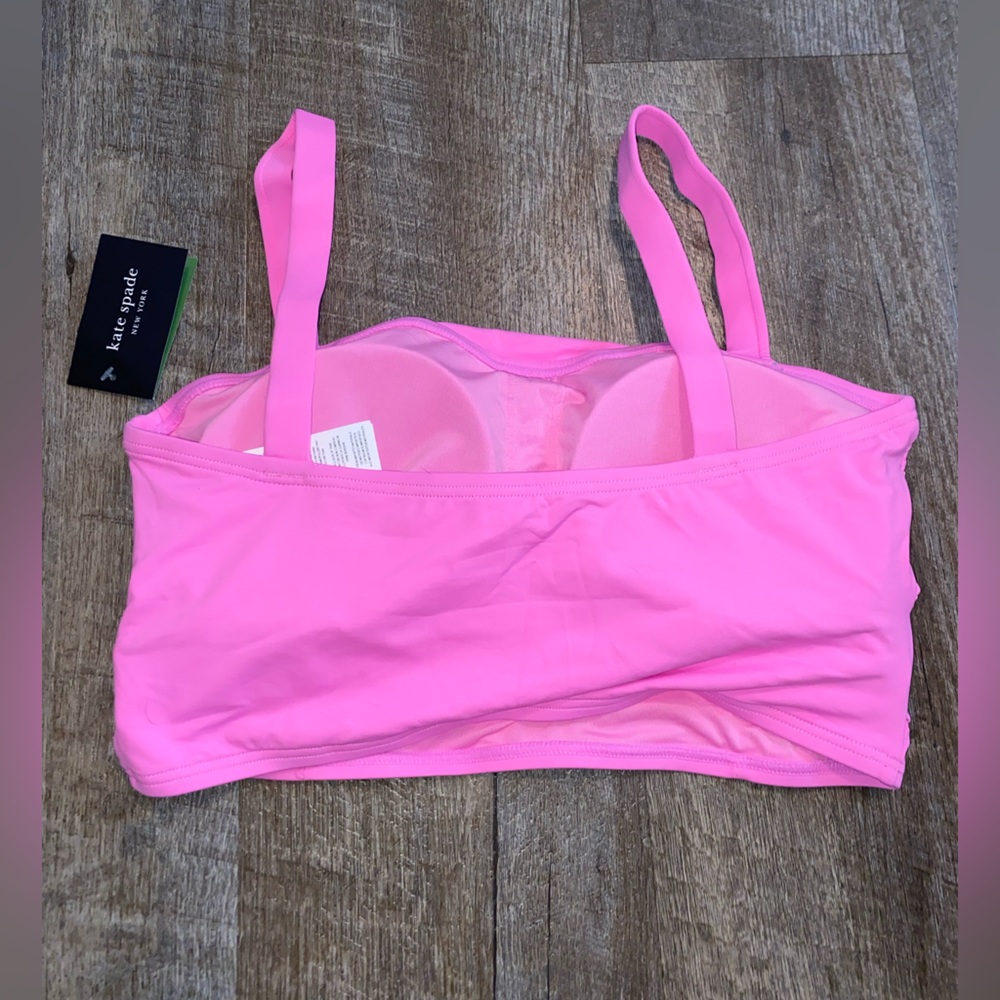 Kate spade carousel swim bra top in pink NWT - Picture 4 of 6